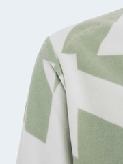 adidas Green Zip Up Terrex Printed Fleece - Image 8 of 10