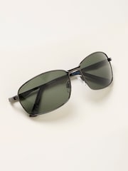 FatFace Otis Gun Metal Sunglasses - Image 1 of 2