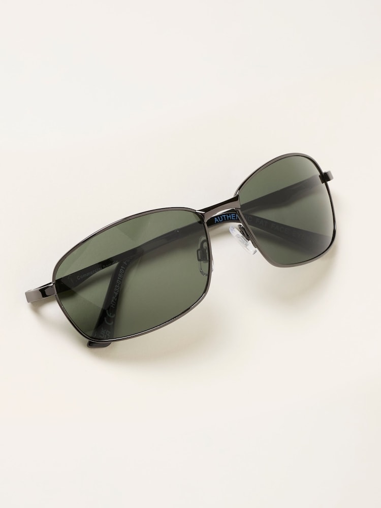 FatFace Otis Gun Metal Sunglasses - Image 1 of 2