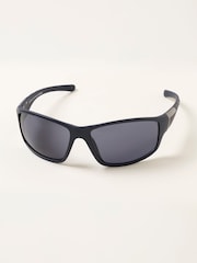 FatFace Wade Navy Blue Wrap Sunglasses - Image 2 of 2