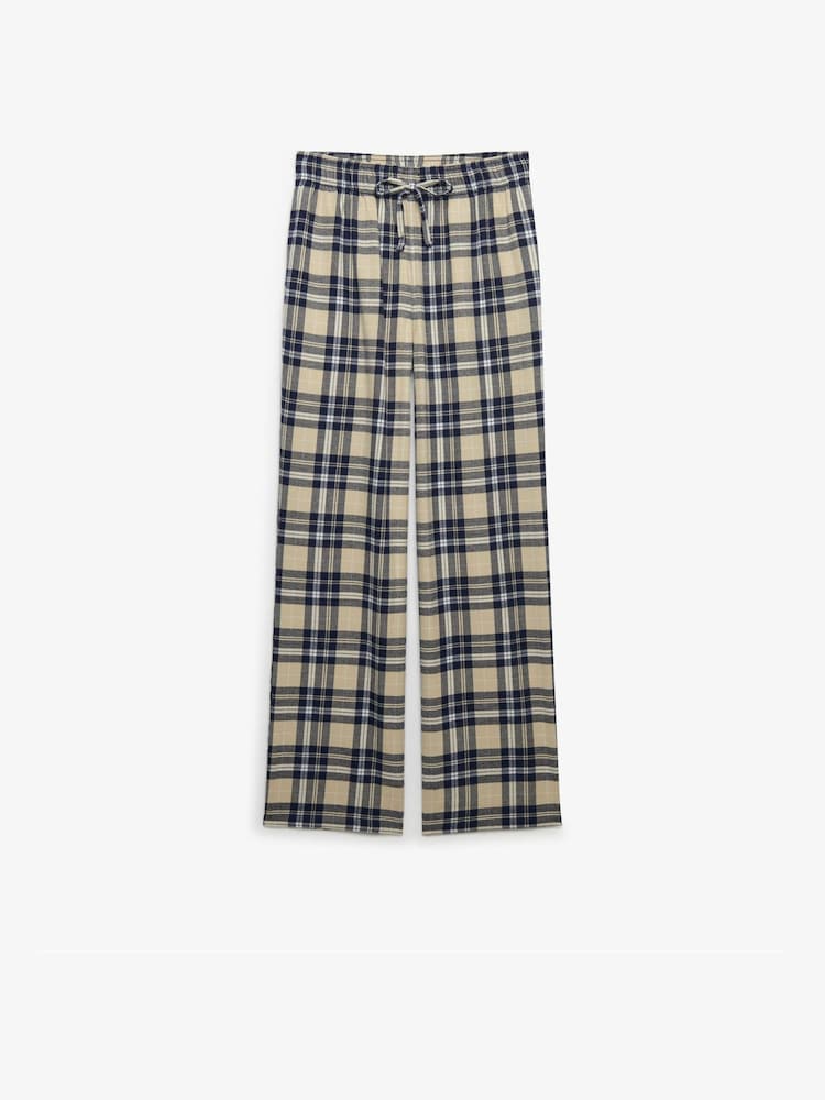 Superdry Cotton Check Elastic Trousers - صورة 1 من 1 Superdry Cotton Check Elastic Trousers - صورة 1 من 1