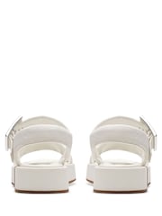 Clarks White Alda Strap Sandals - Image 5 of 7