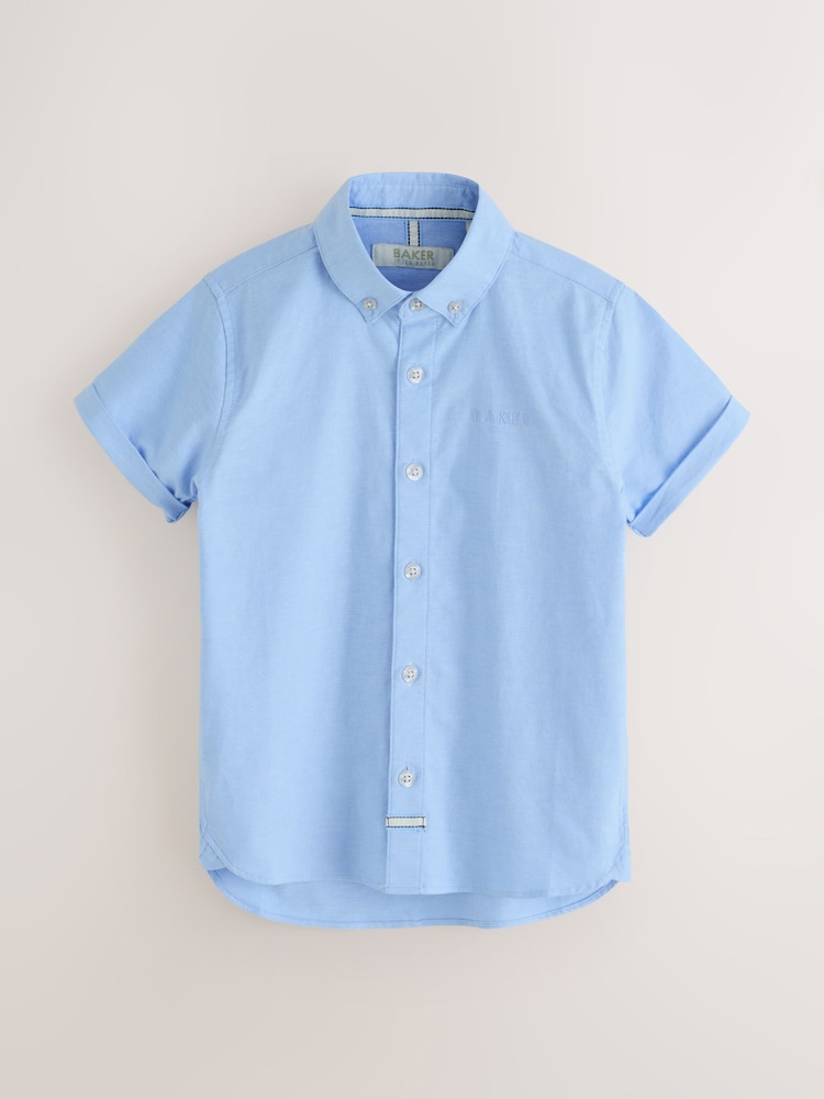 Baker by Ted Baker Short Sleeve Oxford Shirt - Image 1 of 9