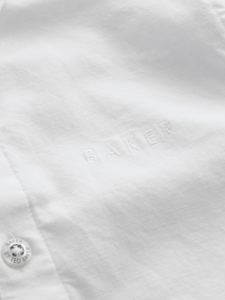 Baker by Ted Baker Short Sleeve Oxford Shirt - Image 4 of 4