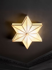 Rockett St George Cream 6 Point Star Flush - Image 1 of 5