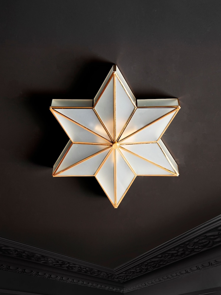 Rockett St George Cream 6 Point Star Flush - Image 2 of 5