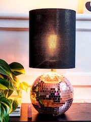 Rockett St George Pink Disco Ball Table Lamp - Image 1 of 7