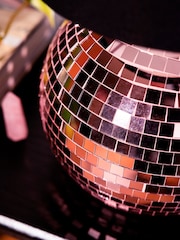 Rockett St George Pink Disco Ball Table Lamp - Image 5 of 7
