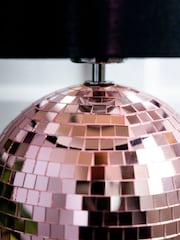 Rockett St George Pink Disco Ball Table Lamp - Image 6 of 7