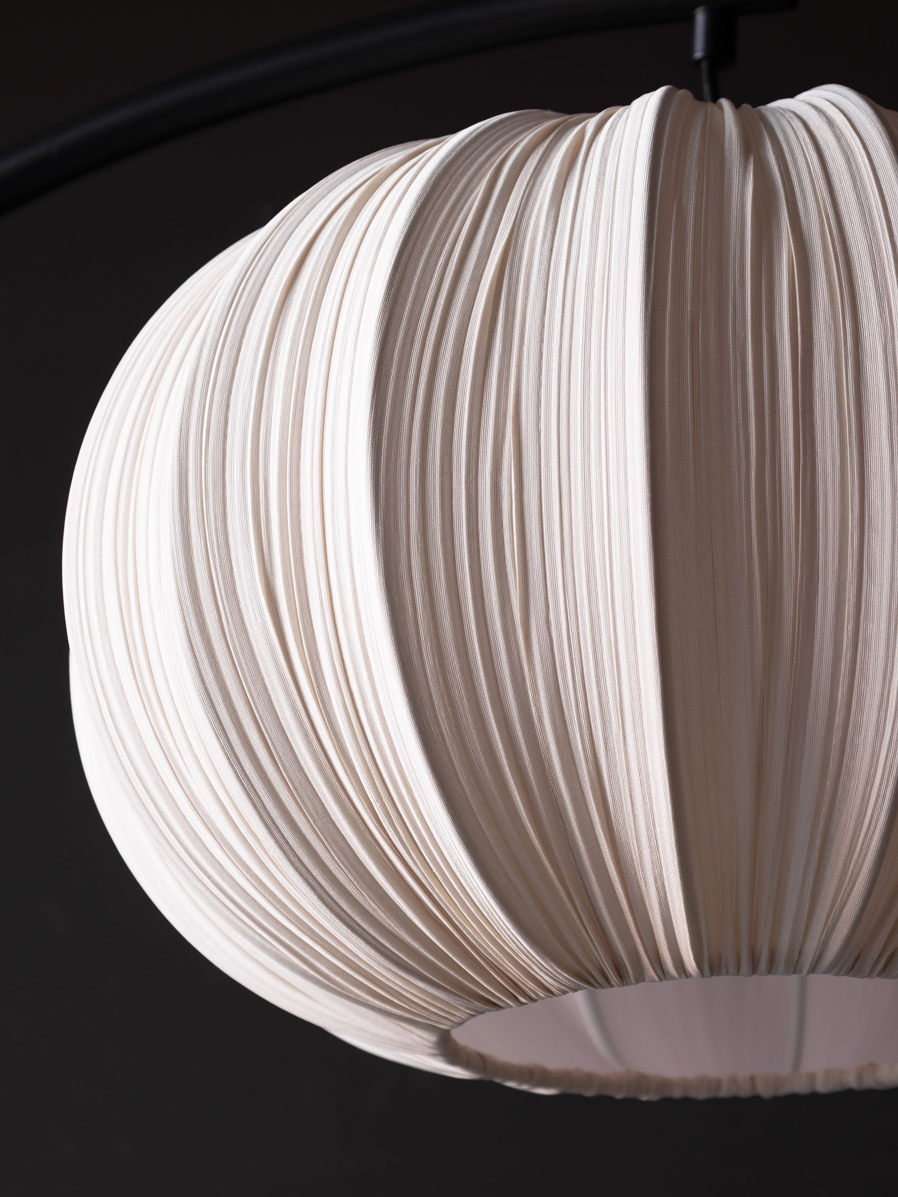 Buy Rockett St George Natural Arc Floor Lamp with Shade from the