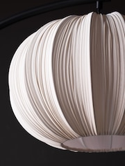Rockett St George Natural Arc Floor Lamp with Shade - Image 5 of 6