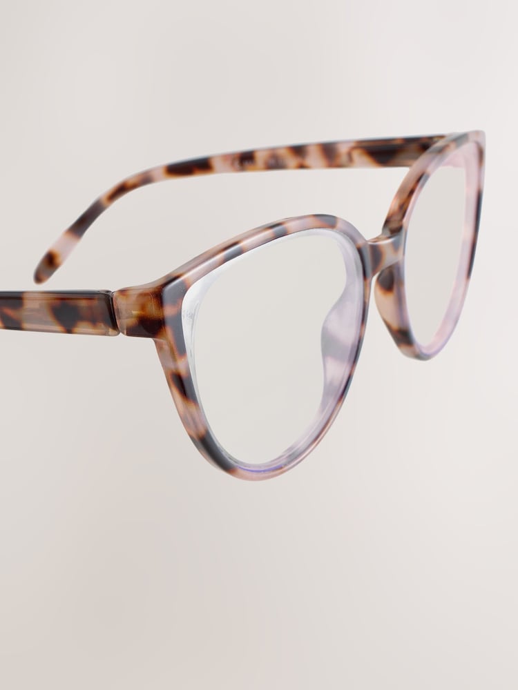 Tortoiseshell Brown Square Reading Glasses - Image 4 of 4