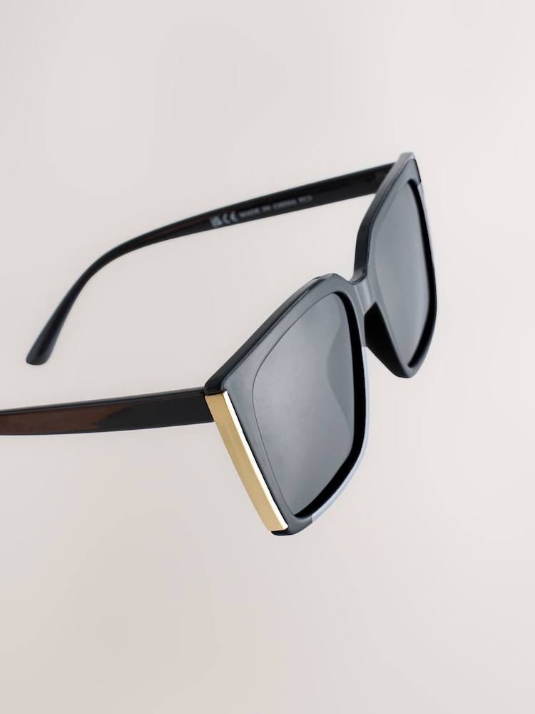 Svart - Square Solbriller - Bilde 3 av 3