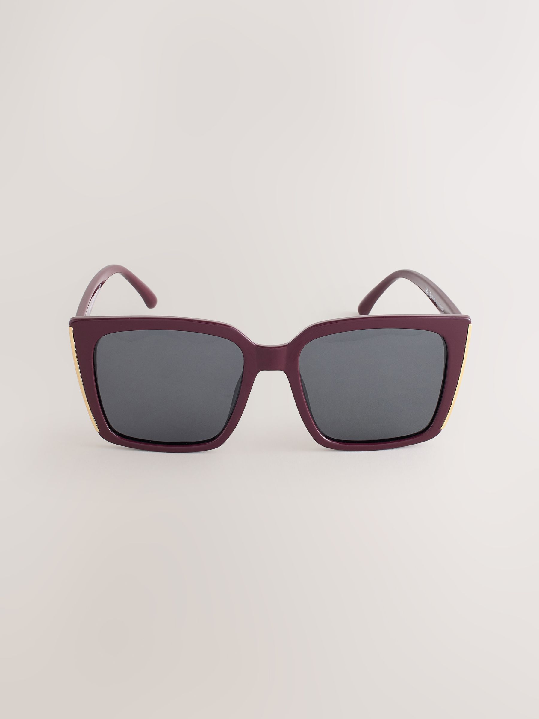 Buy Berry Red Square Sunglasses from Next Romania