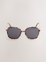 Tortoiseshell Purple - Quadratische Sonnenbrille - Bild 2 von 3