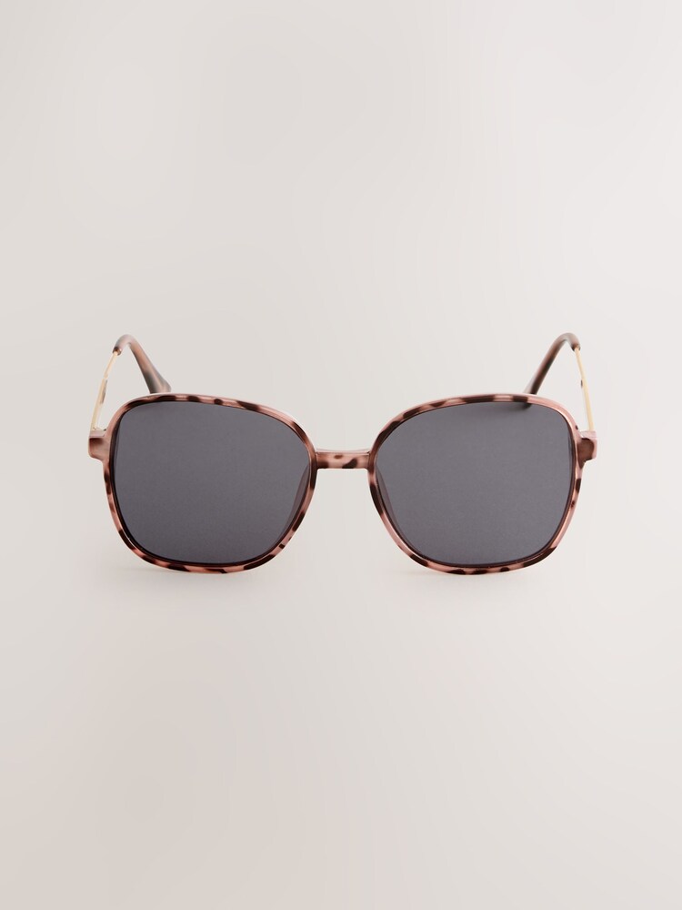 Tortoiseshell Purple - Quadratische Sonnenbrille - Bild 2 von 3