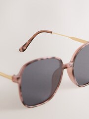 Tortoiseshell Purple - Quadratische Sonnenbrille - Bild 3 von 3