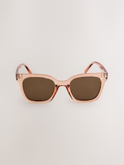Maro deschis - Ochelari de soare pătrați - Imaginea 5 din 6