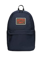 Superdry Blue Classic Patch Montana Backpack - Image 2 of 7