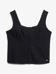 Superdry Black Ibiza Sleeveless Tank top - Image 4 of 5