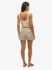 Superdry Brown Cargo Hot Shorts - Image 4 of 7