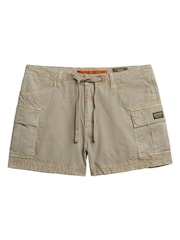 Superdry Brown Cargo Hot Shorts - Image 6 of 7