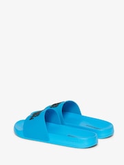 Superdry Blue Sportswear Logo Pool Sliders - Image 4 of 6