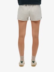 Superdry Grey Essential Logo Garment Dye Shorts - Image 2 of 7