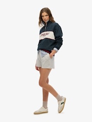Superdry Grey Essential Logo Garment Dye Shorts - Image 5 of 7