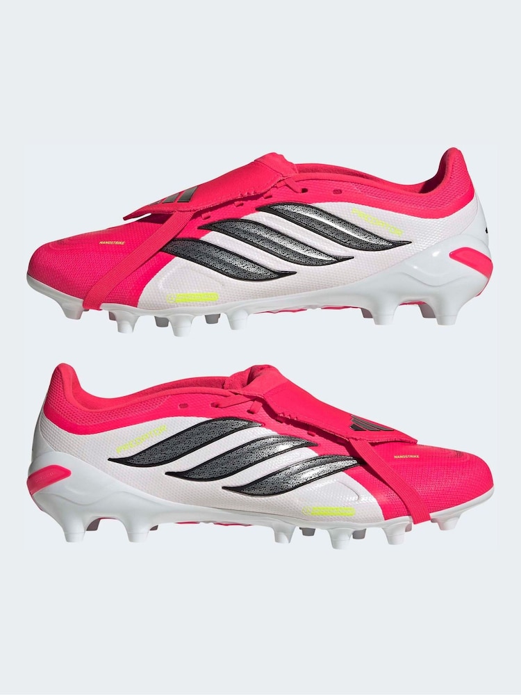 adidas Red Predator League FoldOver Tongue Artificial Ground Football Boots - Image 2 of 11