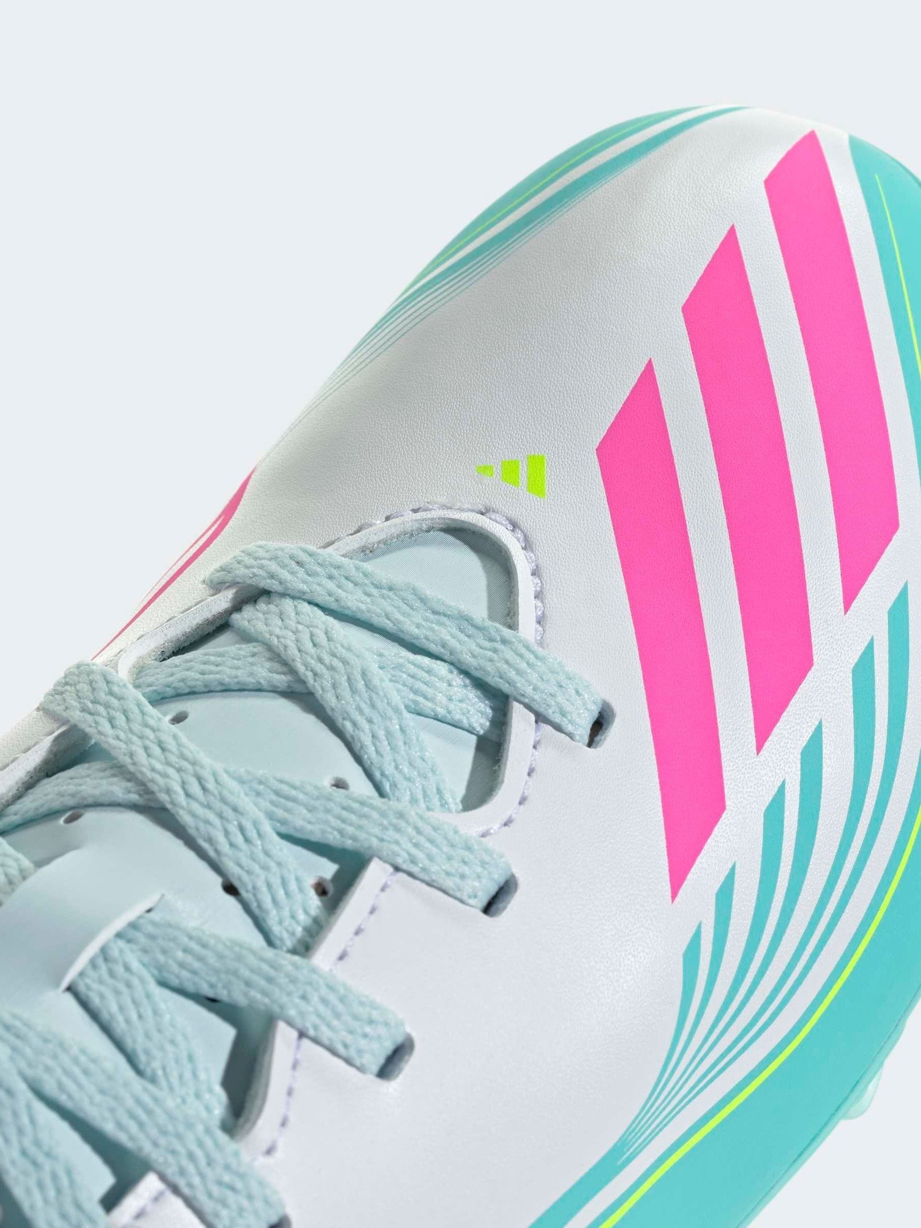 Buy adidas White F50 Messi Club Firm Ground / Multi Ground
