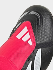 adidas Black Predator Club Fold-Over Tongue Firm Ground/Multi Football Boots - Image 10 of 11