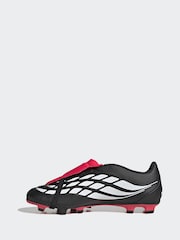adidas Black Predator Club Fold-Over Tongue Firm Ground/Multi Football Boots - Image 5 of 11