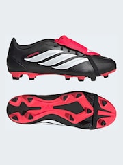 adidas Black Predator Club Fold-Over Tongue Firm Ground/Multi Football Boots - Image 7 of 11