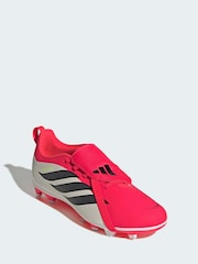 adidas Red Predator Club Hook-And-Loop Turf Football Kids Trainers - Image 4 of 10