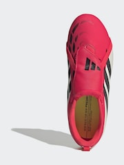 adidas Red Predator Club Hook-And-Loop Turf Football Kids Trainers - Image 6 of 10