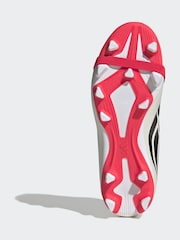 adidas Red Predator Club Hook-And-Loop Turf Football Kids Trainers - Image 7 of 10