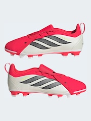 adidas Red Predator Club Hook-And-Loop Turf Football Kids Trainers - Image 8 of 10