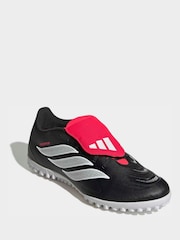 adidas Black Predator Club Fold-Over Tongue Turf Football Trainers - Image 2 of 9