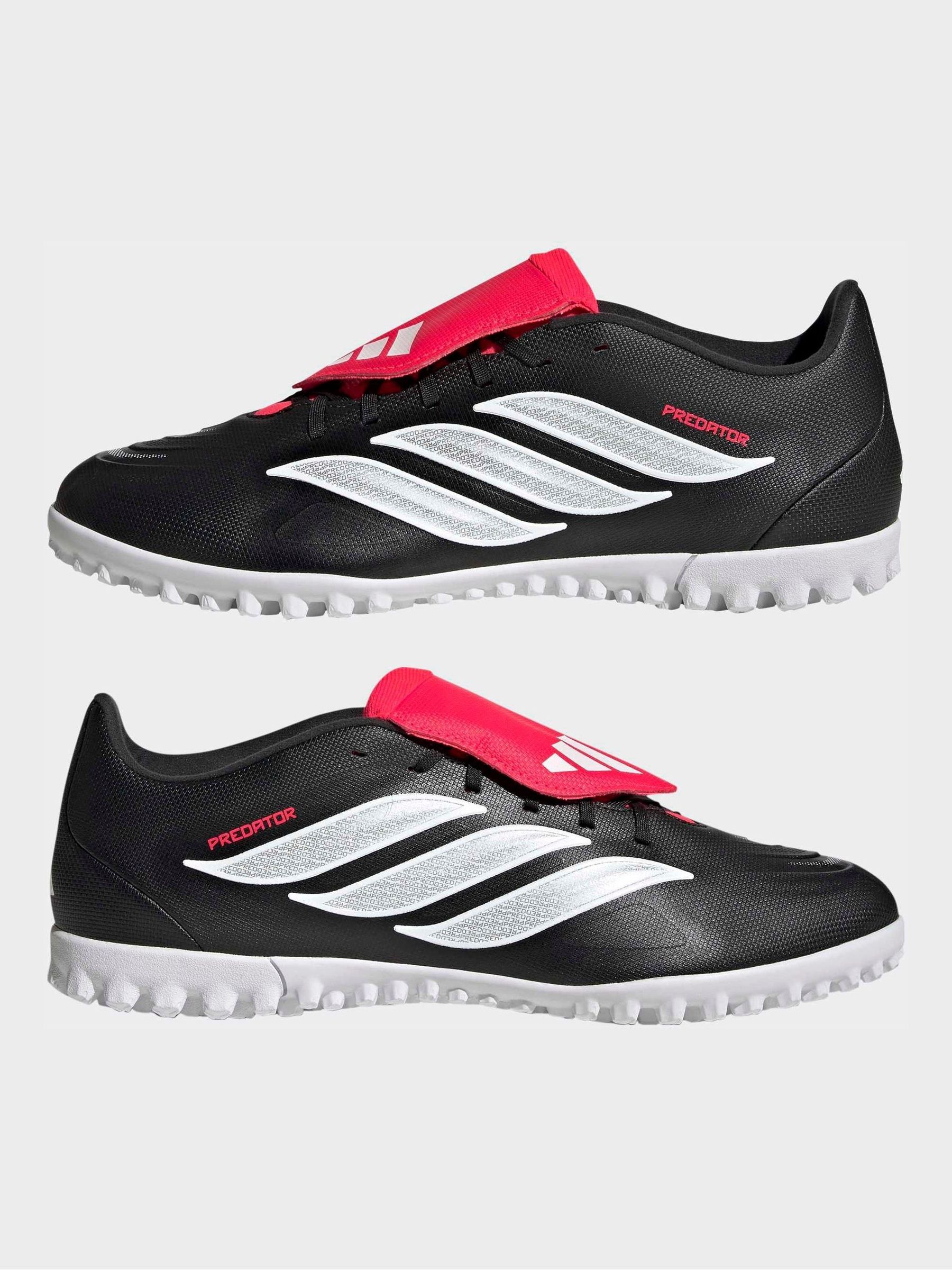 Next：日本 ブラック - adidas Predator Club 折り返しタン ターフ