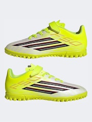 adidas F50 Club Hook & Loop Turf Football Kids Trainers - Image 2 de 11