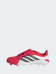 adidas Red Predator League Fold-Over Tongue Firm Ground Football Kids Boots - Image 2 of 10