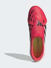 adidas Red Predator League Fold-Over Tongue Firm Ground Football Kids Boots - Image 7 of 10
