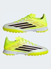 adidas Yellow F50 League Turf Football Kids Trainers - Image 2 of 11