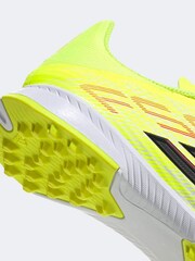 adidas Yellow F50 League Turf Football Kids Trainers - Image 3 of 11