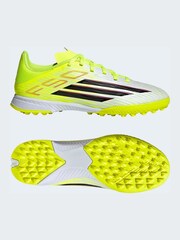 adidas Yellow F50 League Turf Football Kids Trainers - Image 5 of 11