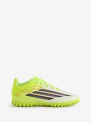 adidas Yellow F50 Club Turf Football Kids Trainers - Image 1 of 1