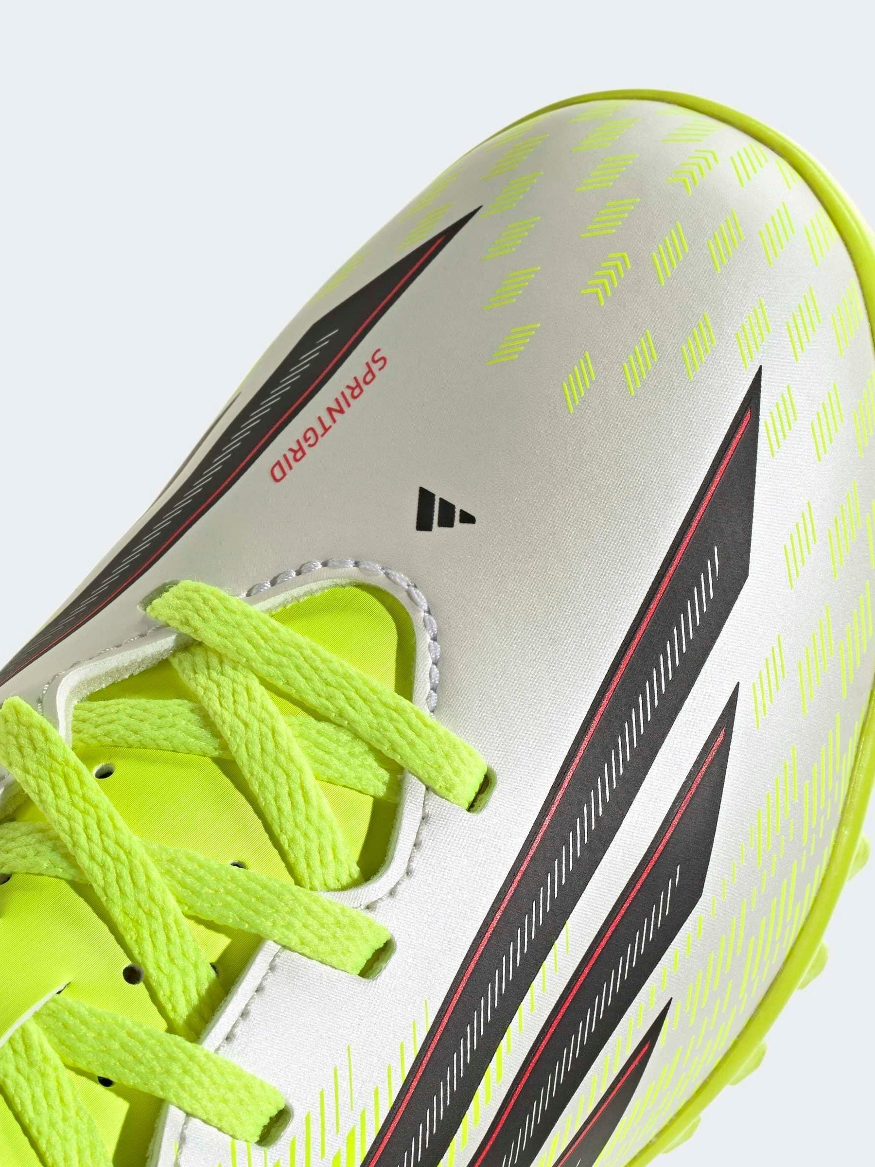 Buy adidas Yellow Kids F50 Club Turf Football Trainers from the