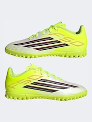 Желтый - детские футбольные кроссовки adidas F50 Club Turf Football - Изображение 7 12