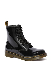 Dr. Martens Black 1460 Y Patent Lamper Shoes - Image 1 of 4